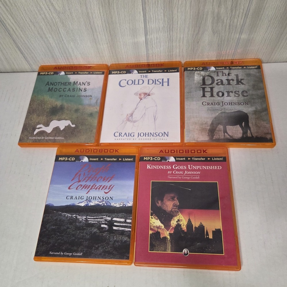 Lot Of 5: Craig Johnson Audiobooks On CDs Compact Disc Unabridged